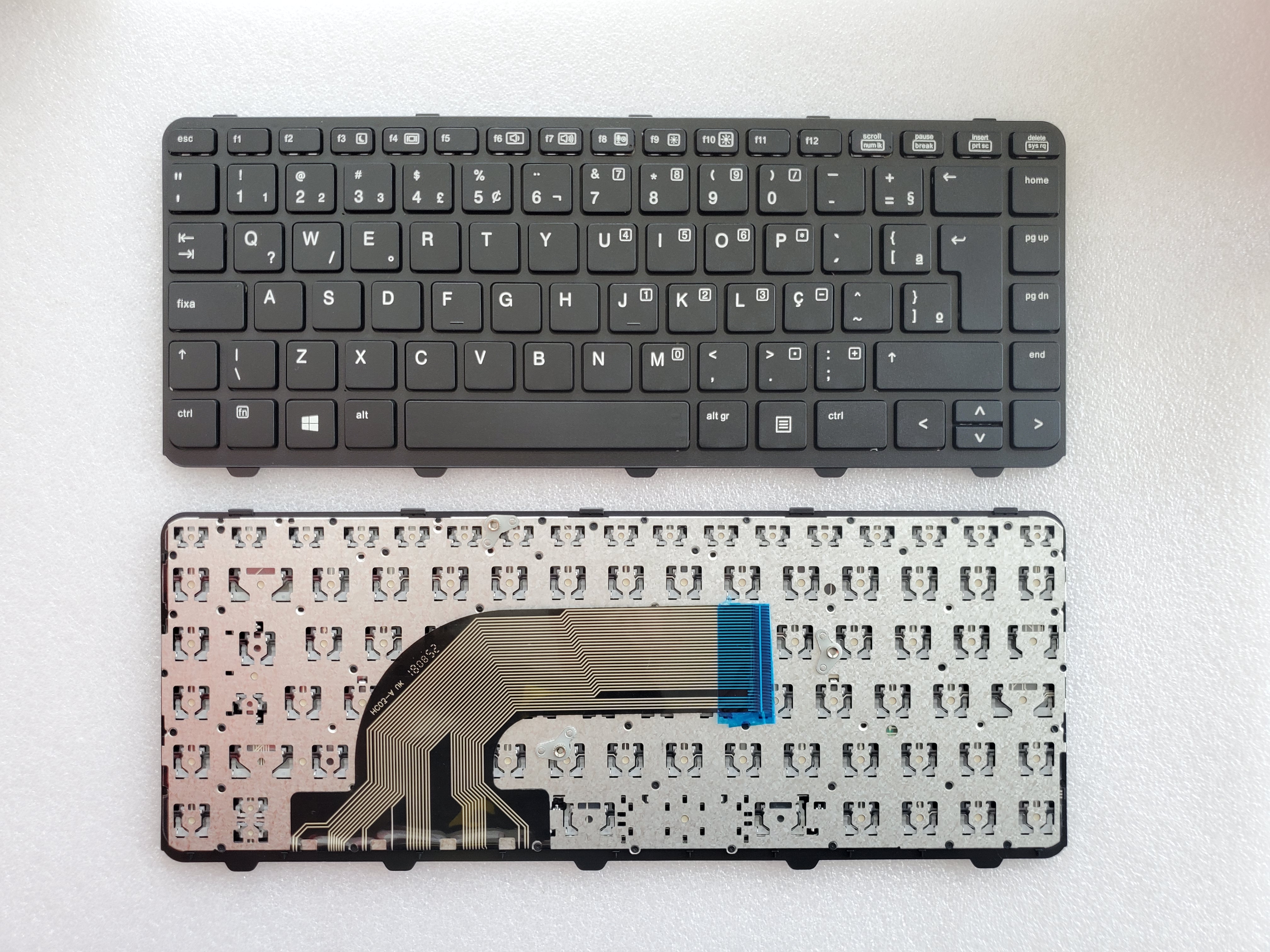 Picture of New Replacement Laptop Keyboard For HP 440G1/440G2/430G2/445G1/445G2 BLACK FRAME BLACK (OEM) BR Layout